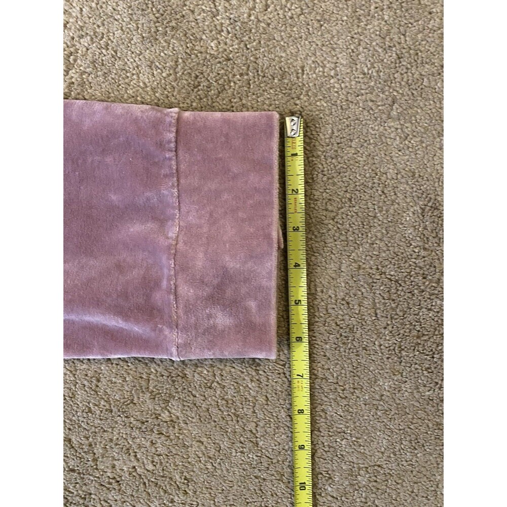Dusty Pink Velour Drop Shoulder Boxy Crewneck Top Cozy Chic Women’s XL - Picture 6 of 13